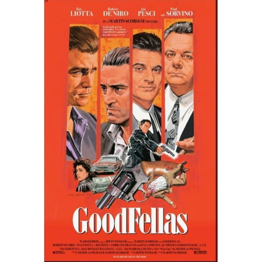 Paul Mann - Goodfellas - REG - Mondo - RARE - Limited - Gangster Print
